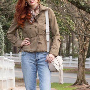 Rebecca Minkoff  leather braided crossbody bag